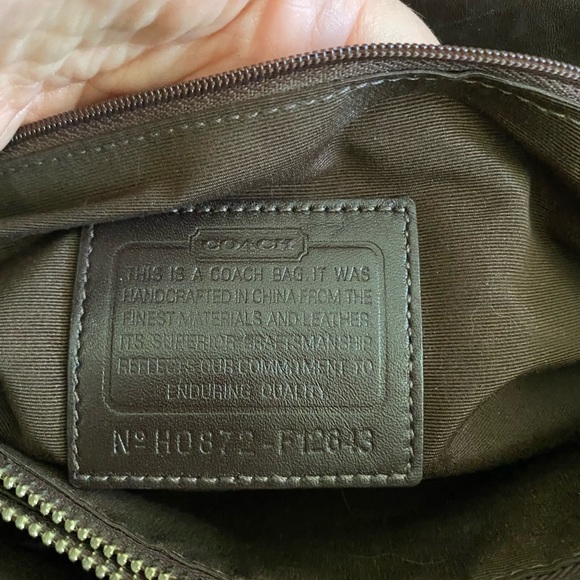 Coach signature satchel, brown - Picture 5 of 8